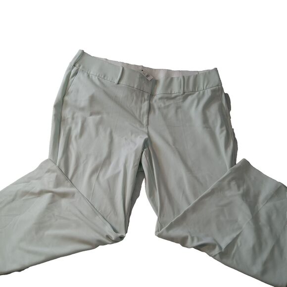 Lane Bryant Pants Womens 28 Light Blue Wide Leg High Rise The Perfect Drape NWT - Picture 2 of 16